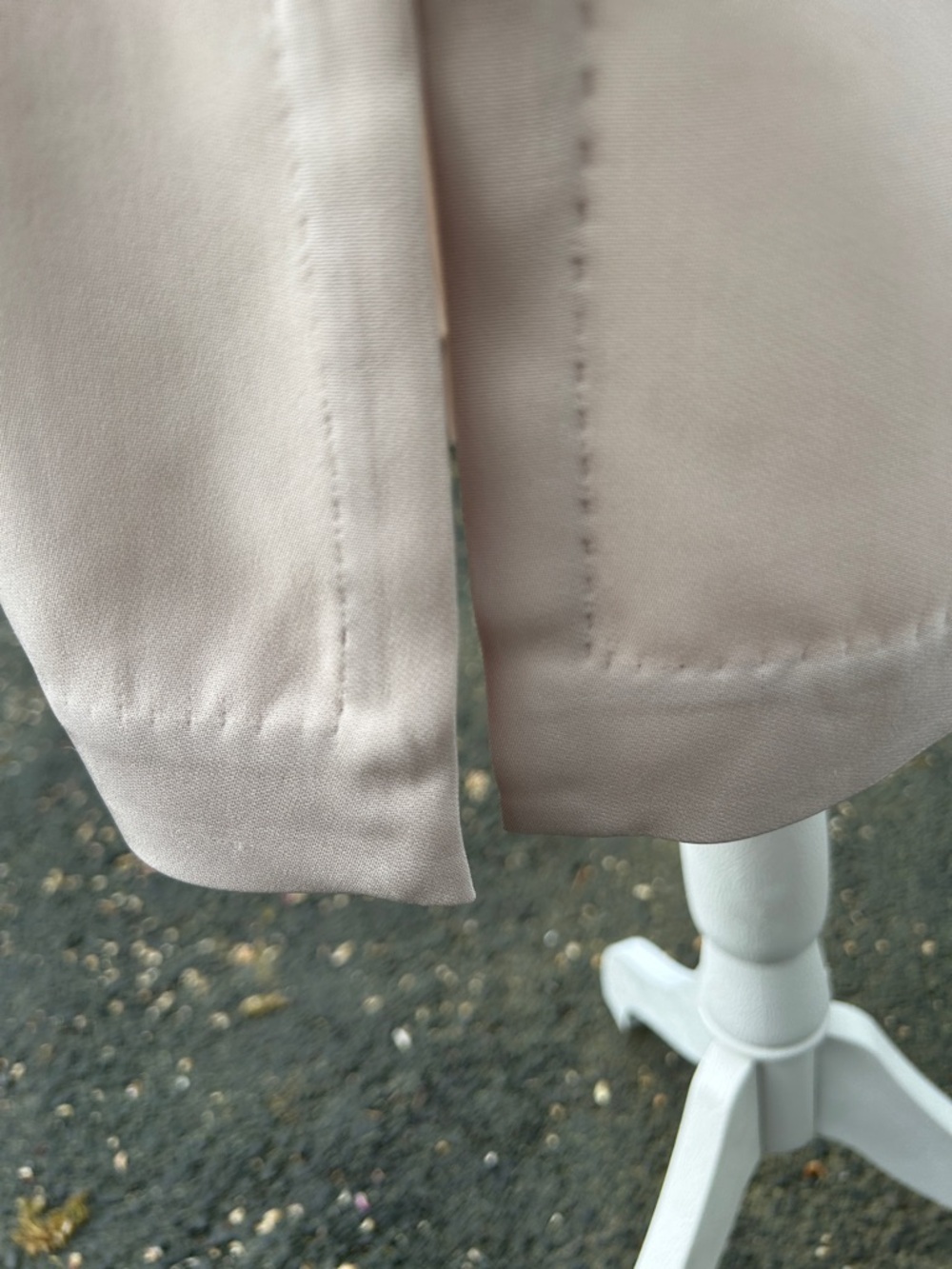 Elie Tahari Light Beige Long Open Blazer - Picture 3 of 6